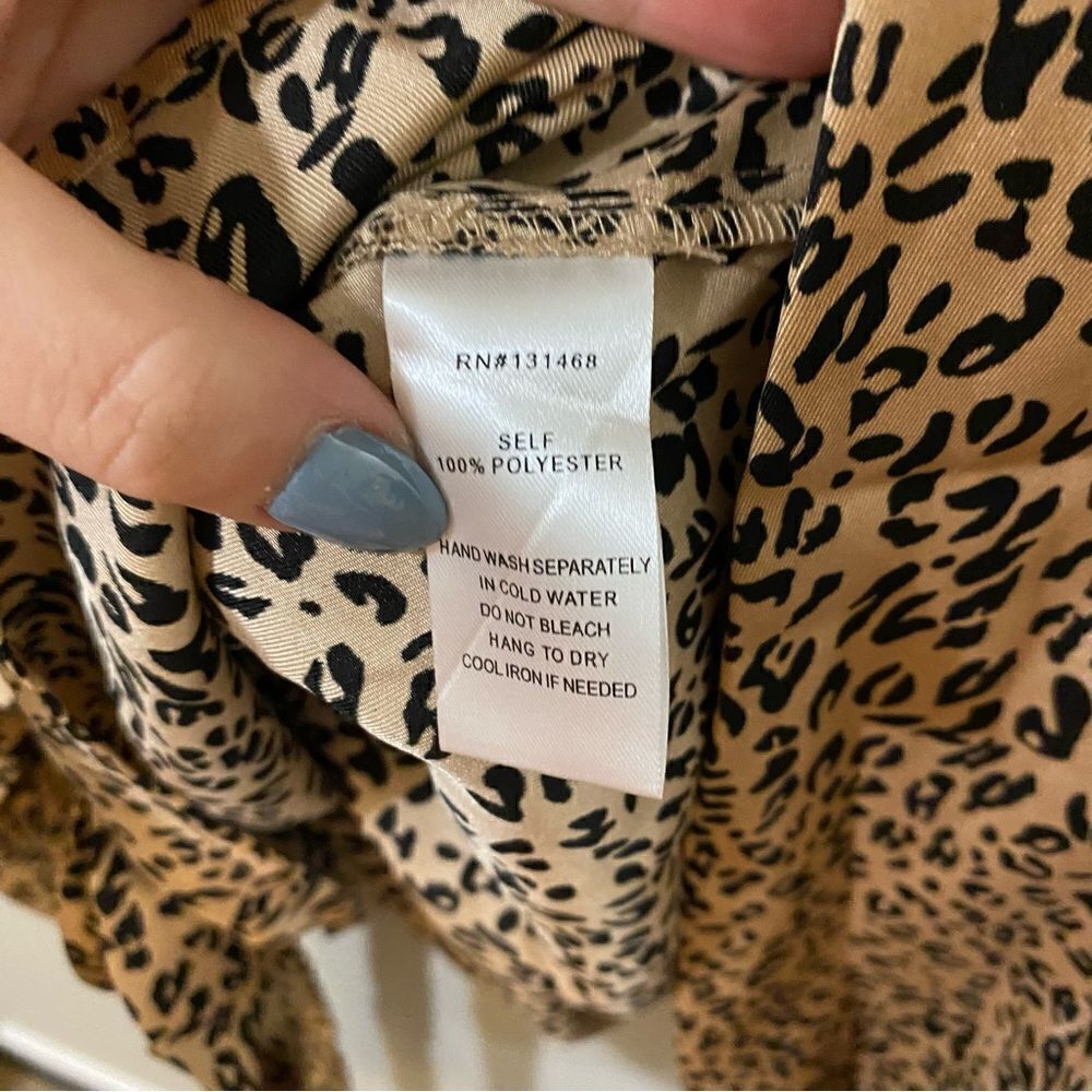 Vici Collection Print Wrap Blouse - Picture 7 of 7